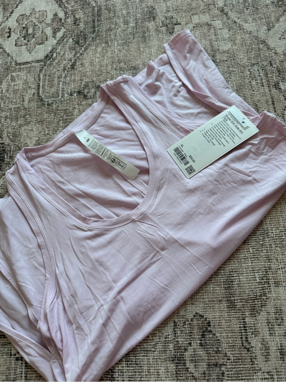lululemon athletica modal silk side-slit tank
